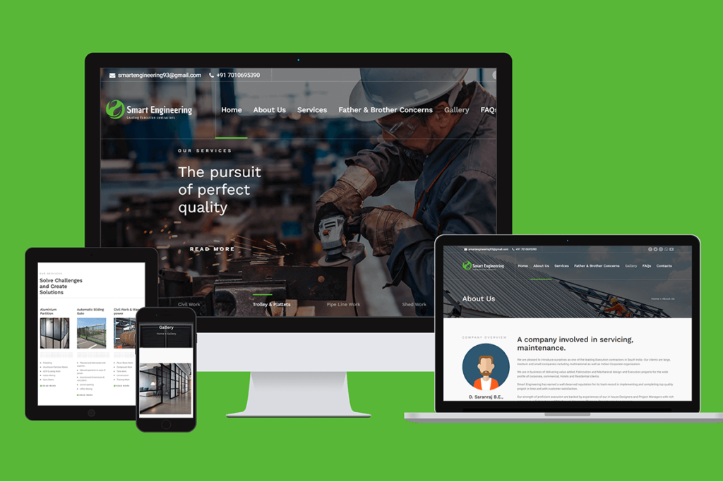 website for logistics company