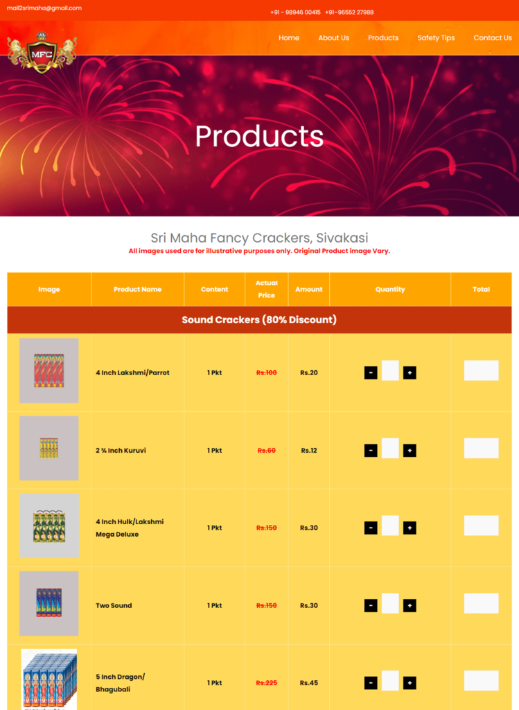 Crackers shopping websites