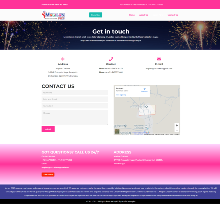 crackers website builder